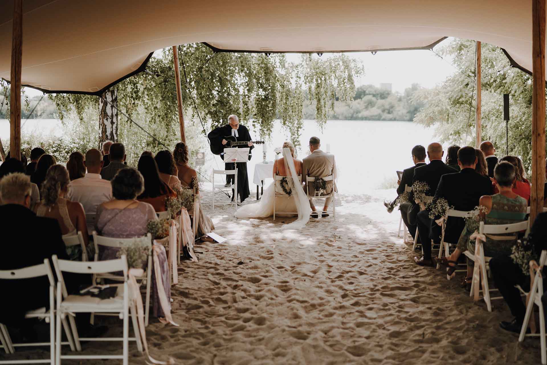 Strandhochzeit am Seehaus Forst Bruchsal