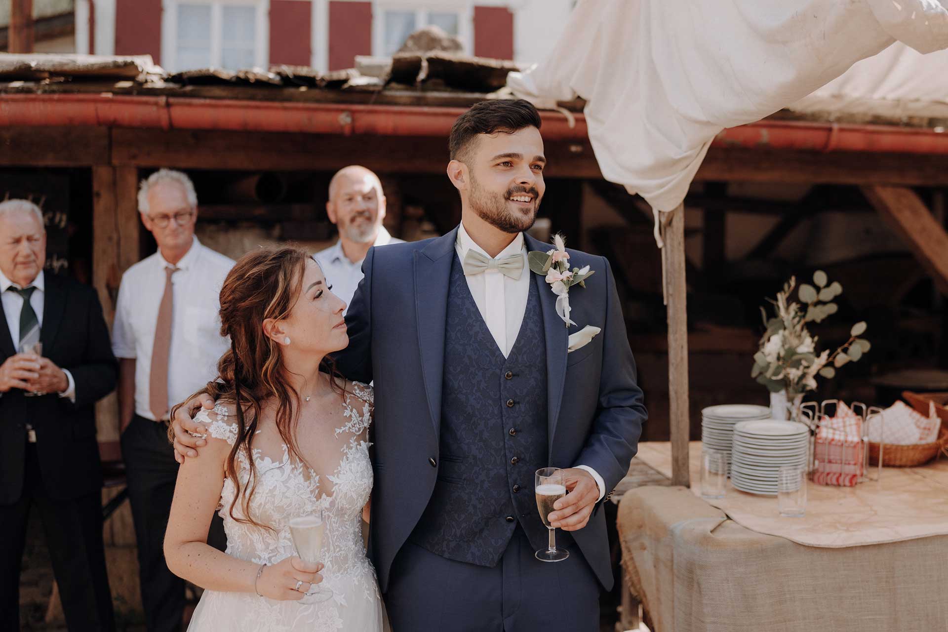 Scheunenhochzeit an der Poppelmühle im Schwarzwald