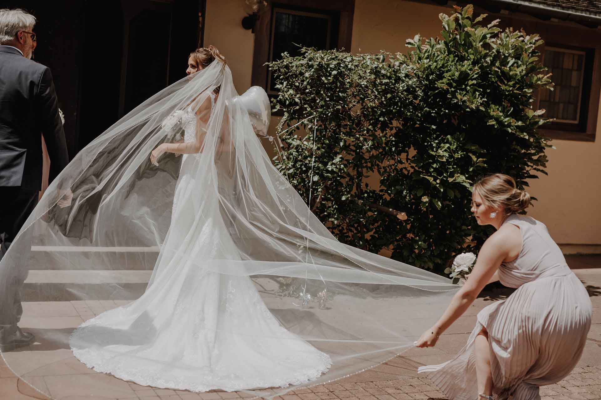 Sommerliche Hochzeit im alten Kurhotel Würm