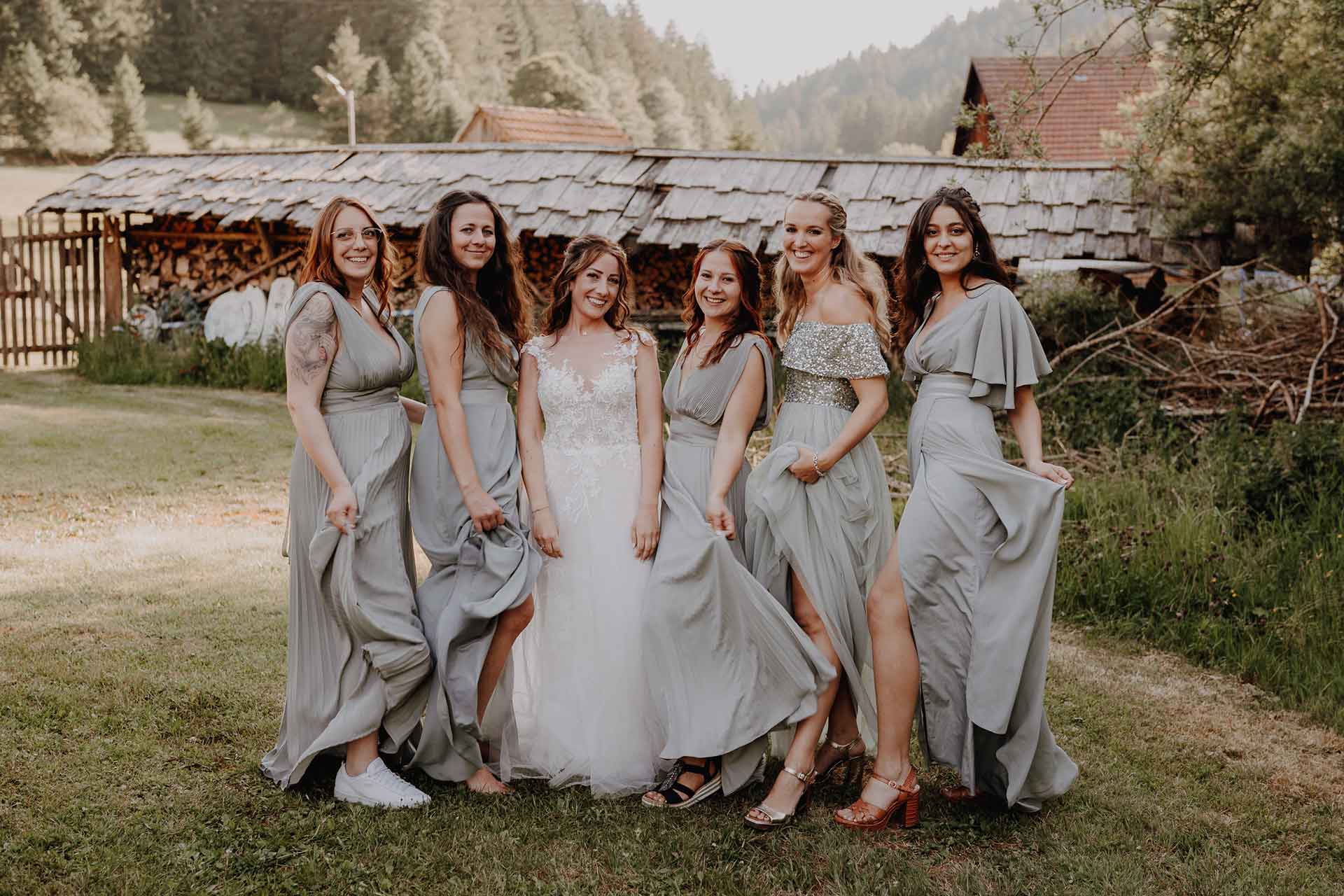 Scheunenhochzeit an der Poppelmühle im Schwarzwald