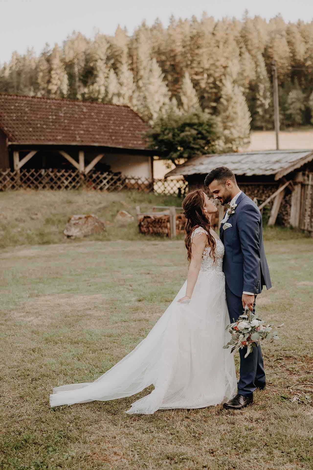 Scheunenhochzeit an der Poppelmühle im Schwarzwald