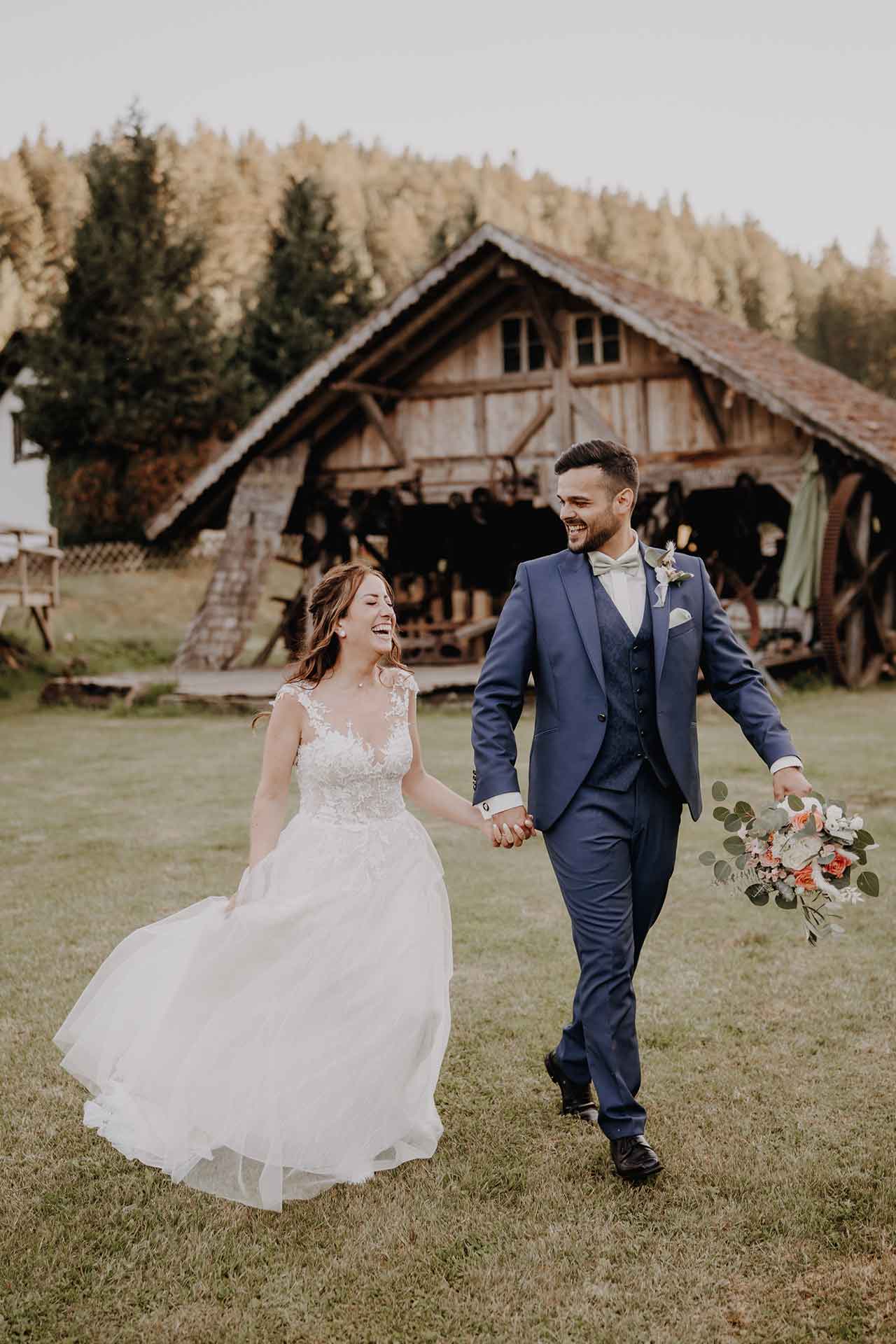 Scheunenhochzeit an der Poppelmühle im Schwarzwald