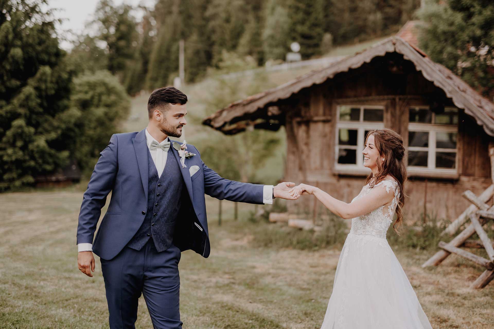 Scheunenhochzeit an der Poppelmühle im Schwarzwald