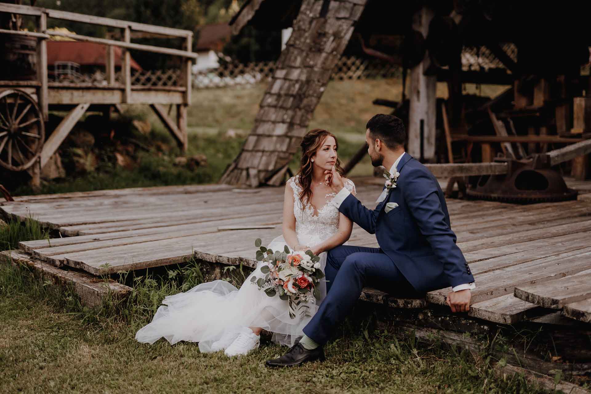 Scheunenhochzeit an der Poppelmühle im Schwarzwald