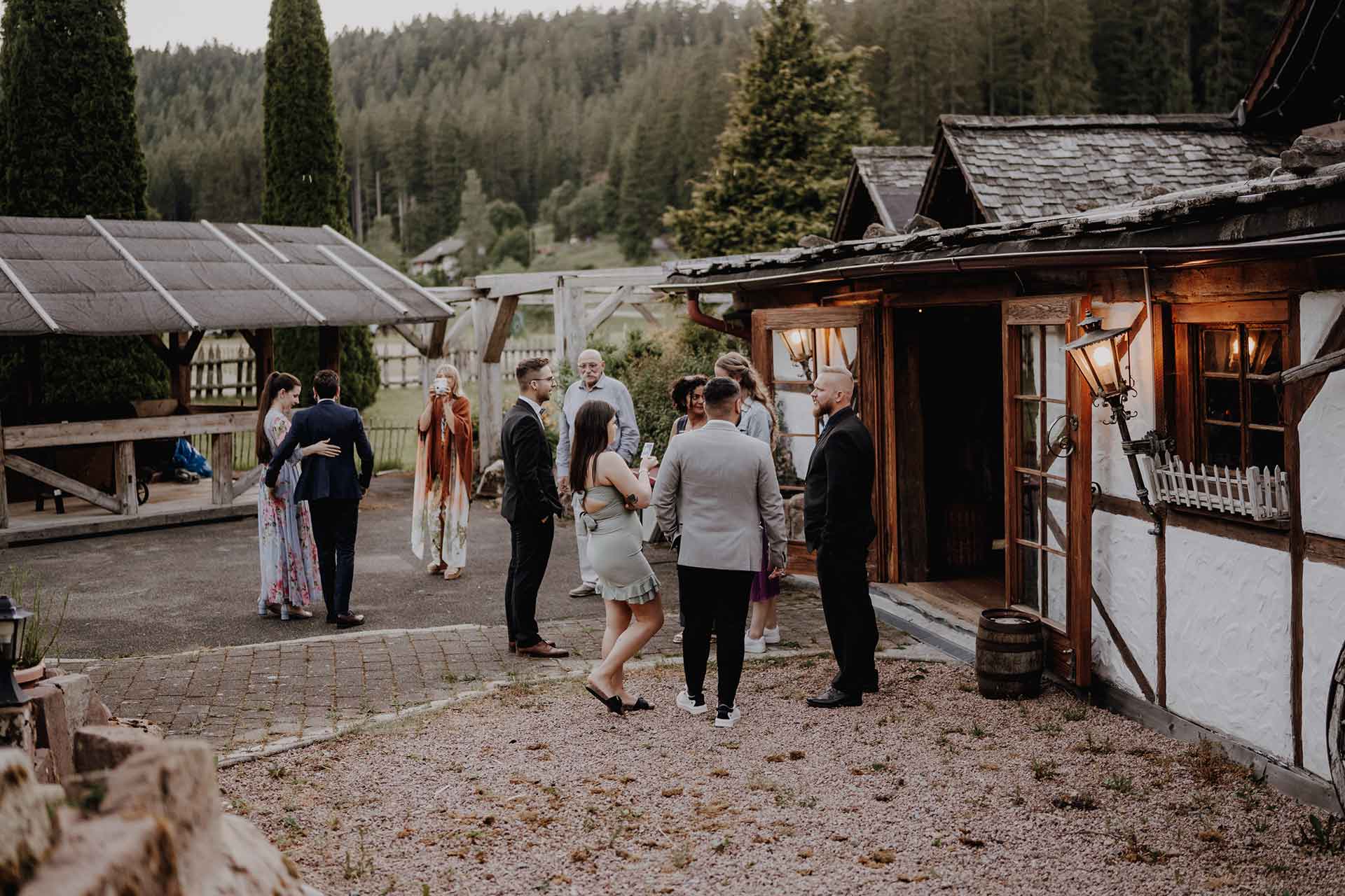 Scheunenhochzeit an der Poppelmühle im Schwarzwald