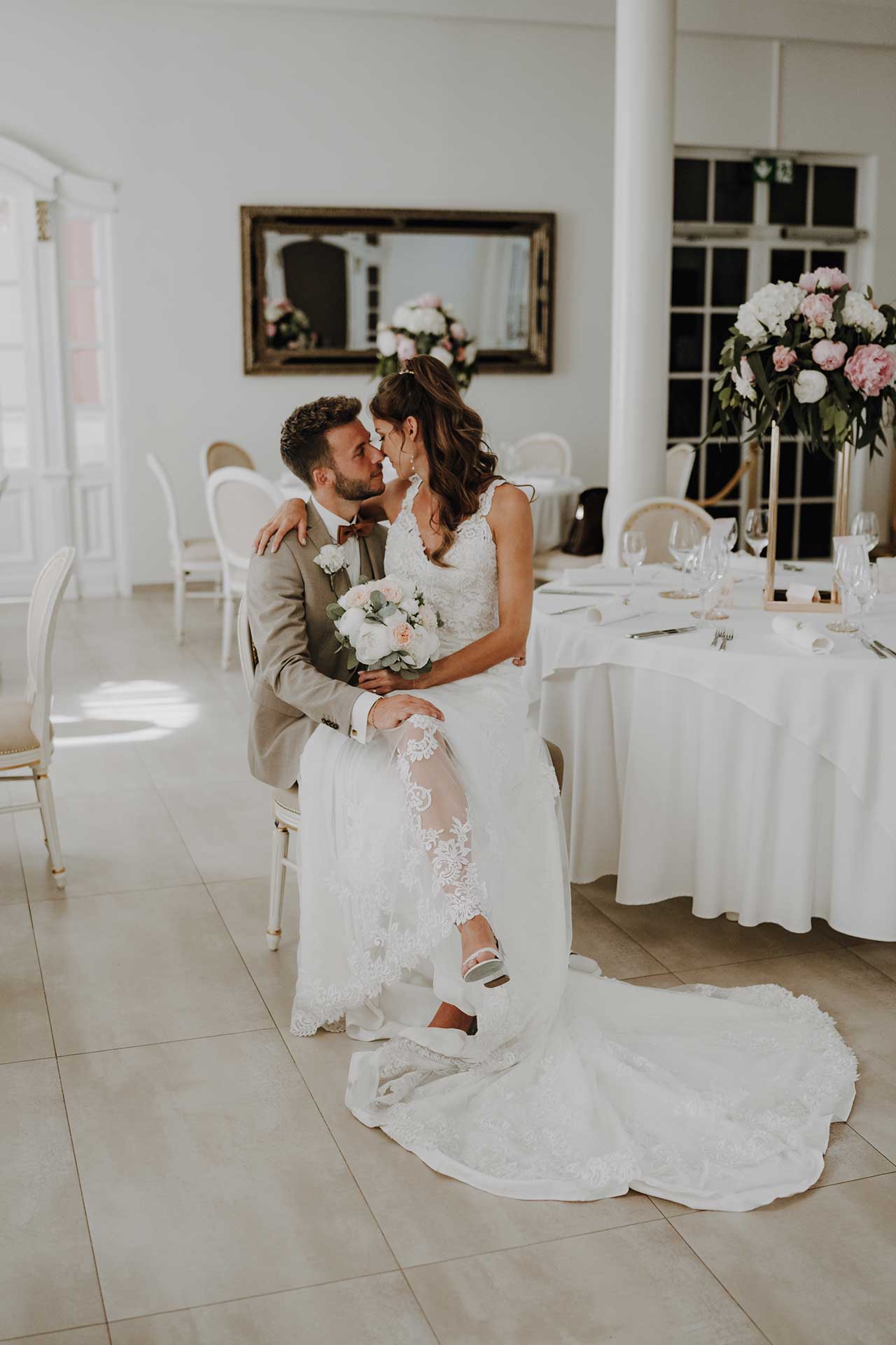 Sommerliche Hochzeit im alten Kurhotel Würm