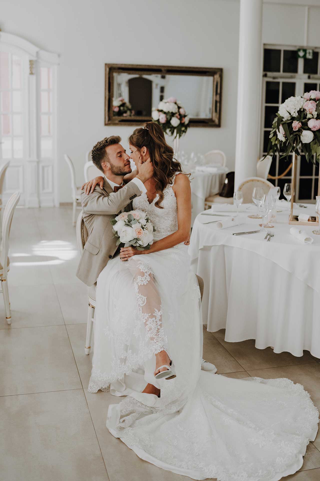 Sommerliche Hochzeit im alten Kurhotel Würm